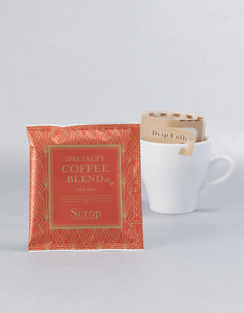 Scrop スペシャルティコーヒーブレンドドリップバッグ5個セット (茶箱×帯)