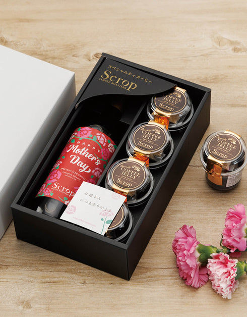 【SOLD OUT】【母の日ギフト】ボトルアイスコーヒー (無糖) × コーヒーゼリー4個