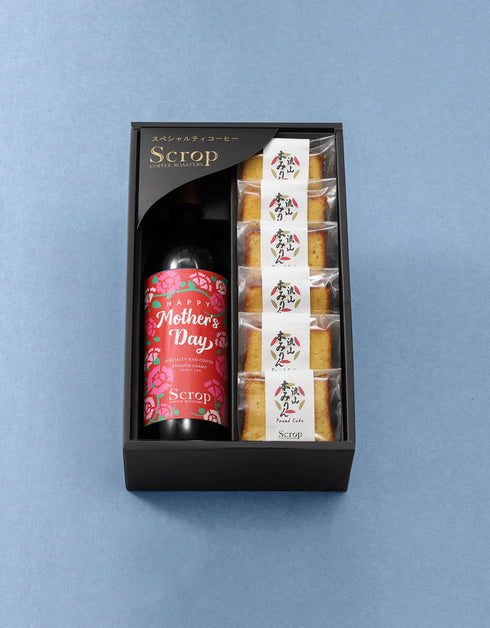 【SOLD OUT】【母の日ギフト】ボトルアイスコーヒー (無糖) × みりんパウンド6個セット